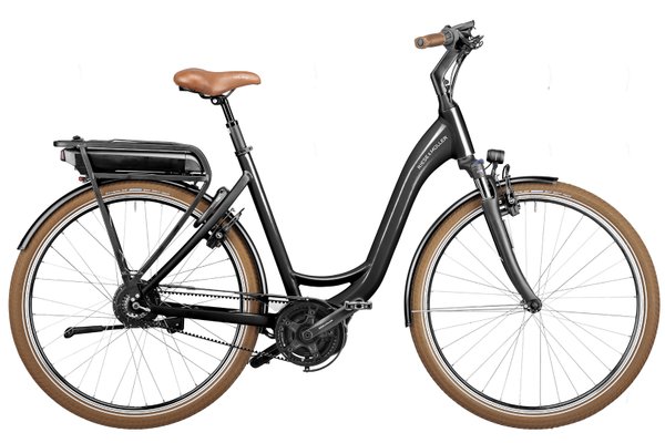 28" Riese & Müller E-Bike "Swing Rücktritt", 46 cm, black, Intuvia Display